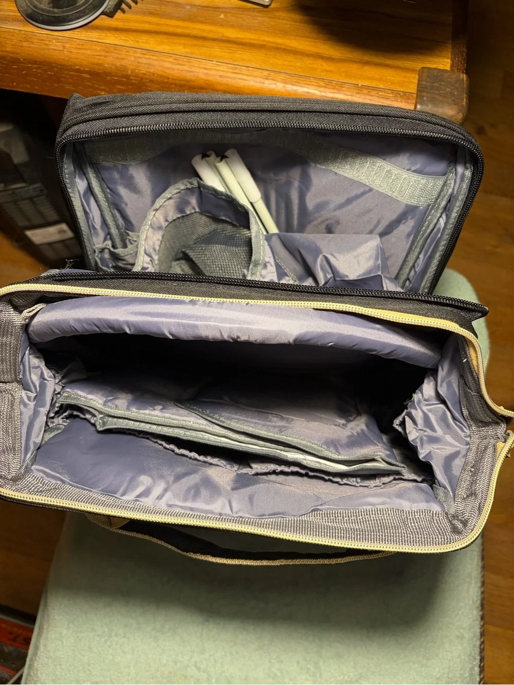 Diaper Bag or Backpack w/ Fold Out Baby Bassinet Travel - NWOT